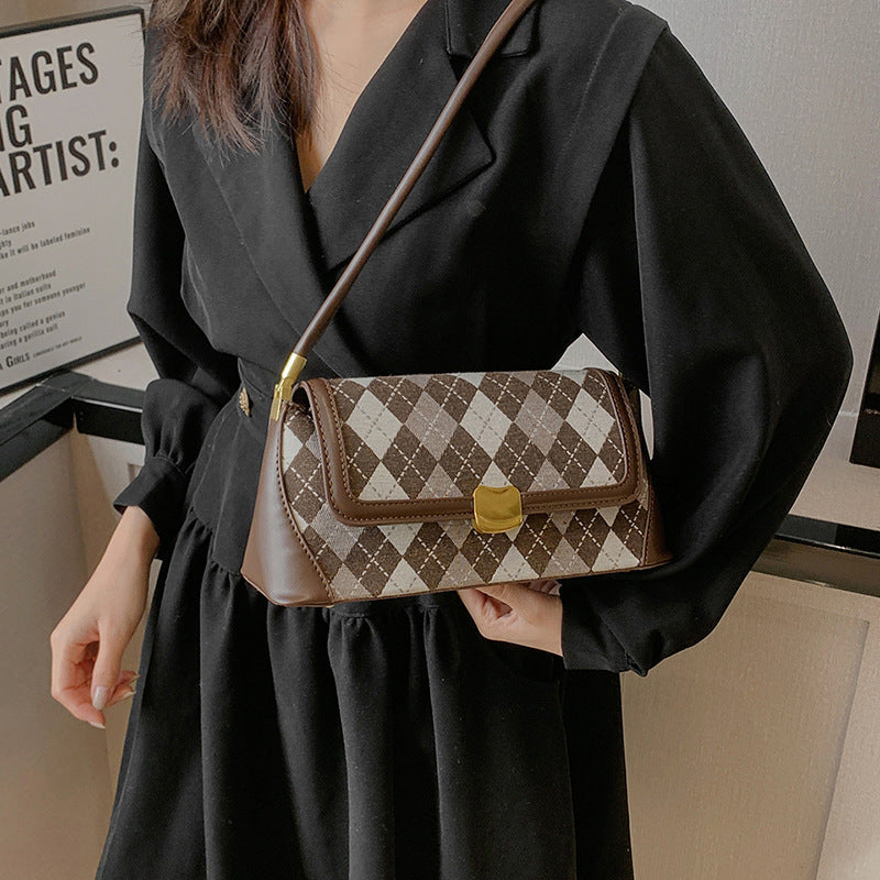 Vintage Winter One Shoulder Small PU Leather Women's Bag