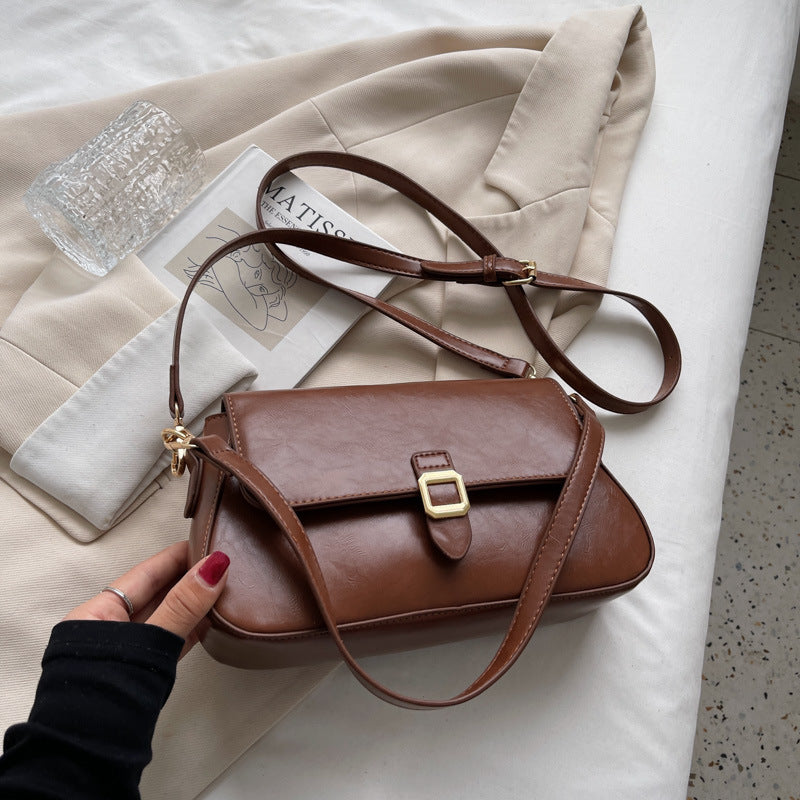 Retro Texture New Simple Fashion One-shoulder Messenger Bag