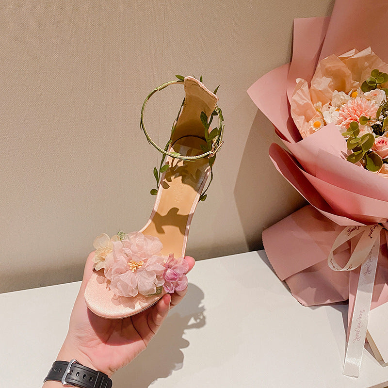 Sandales à talons hauts Dream pour femmes avec bride en vigne