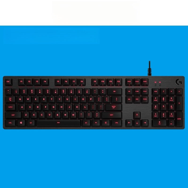 G413 Mechanical Gaming Keyboard 104 Keys Metal Panel Backlight USB