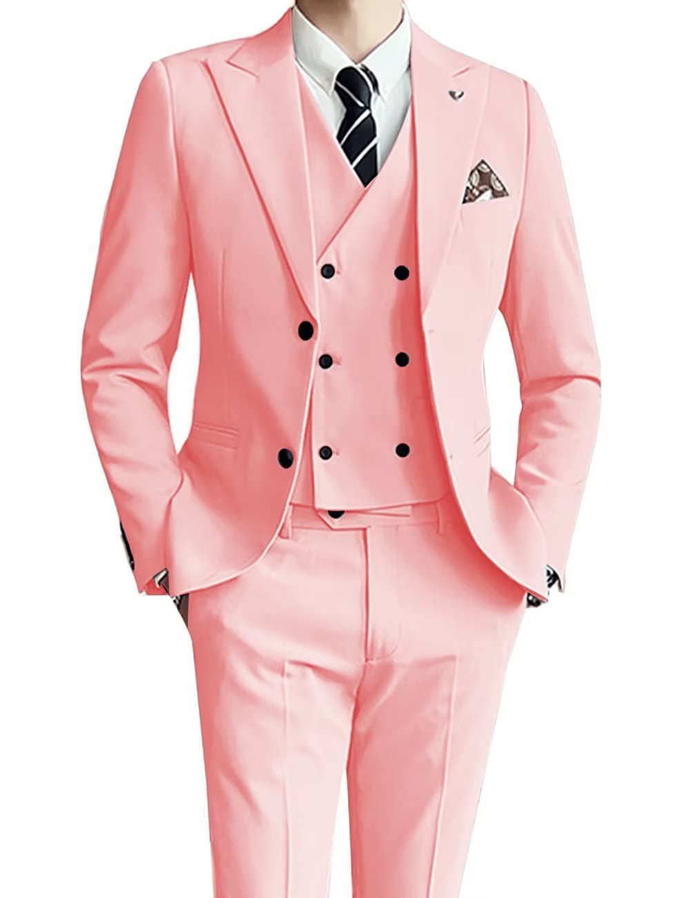 Men's Three-Piece Formal Suit Set