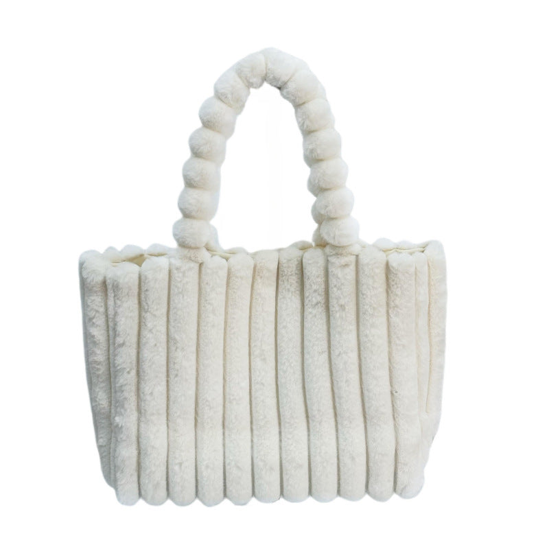 Women's Plush Fur Crossbody Bag - All-Matching Colors