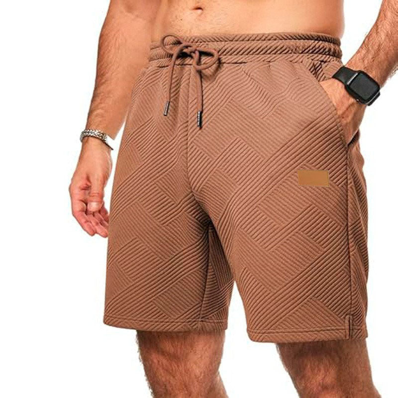 Short de plage décontracté avec cordon de serrage à la taille élastique pour les vacances