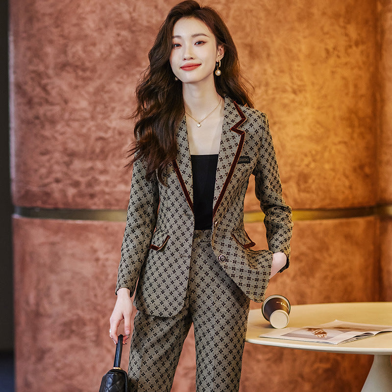 Veste de costume noire ajustée pour femme Manches longues Printemps Été Tenue habillée