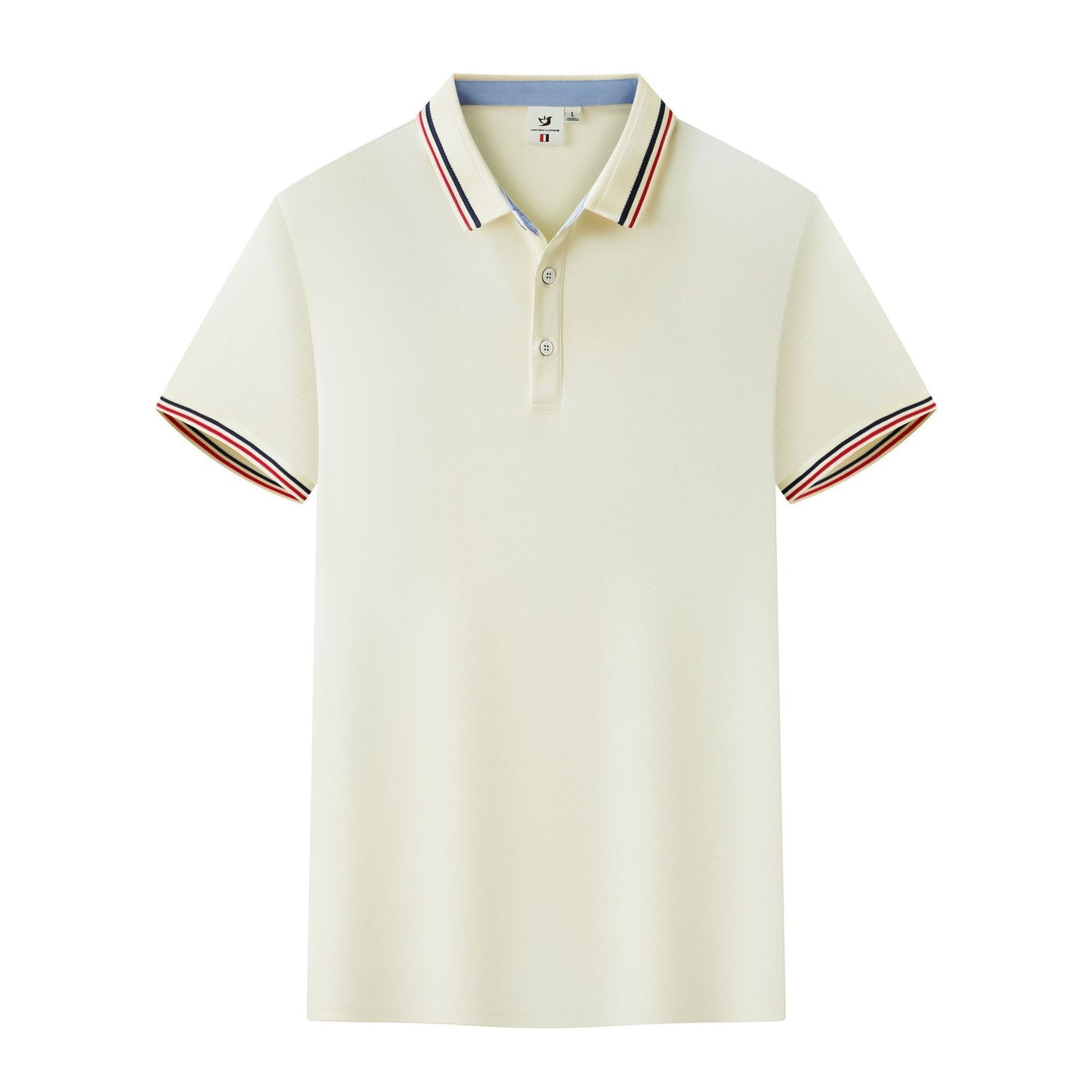 Summer Ice Silk Polo Shirt Overalls