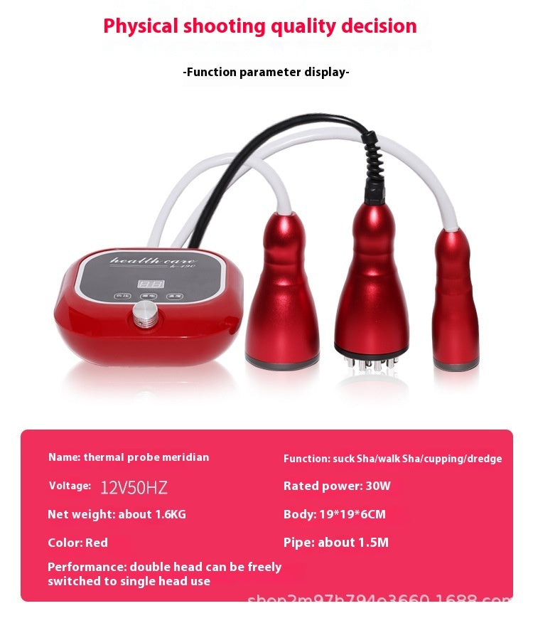 Rechargeable Heat Detection Meridian Instrument Electric Gua Sha Scraping Device