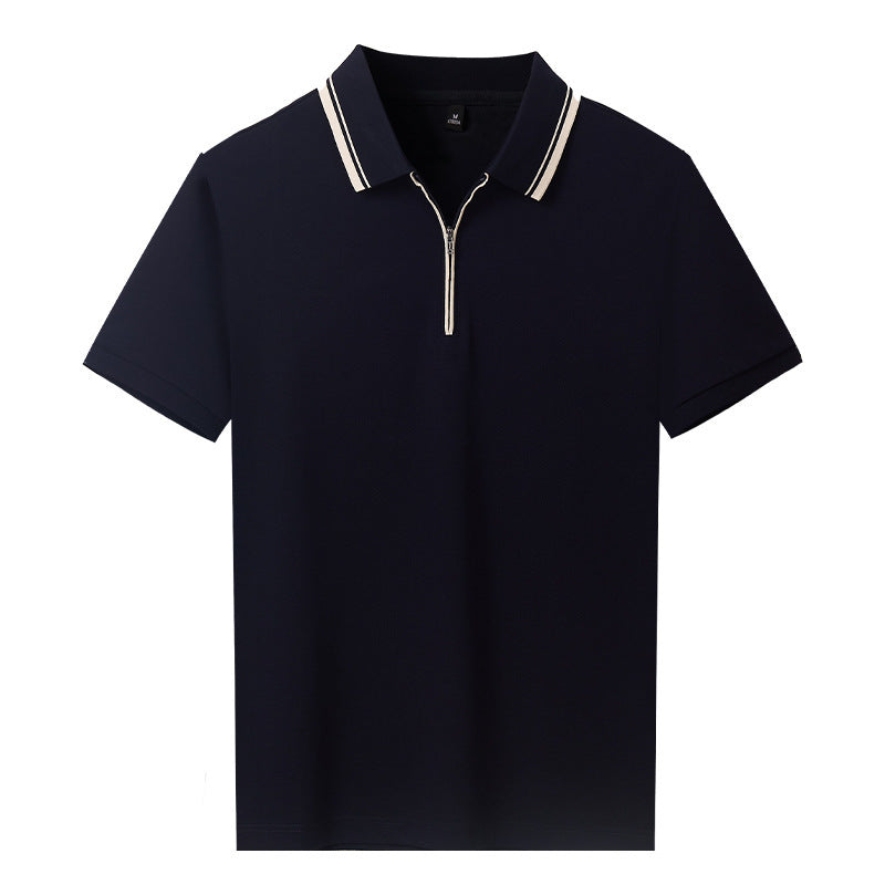 Men's Short-Sleeve Slim Fit Casual Polo Shirt