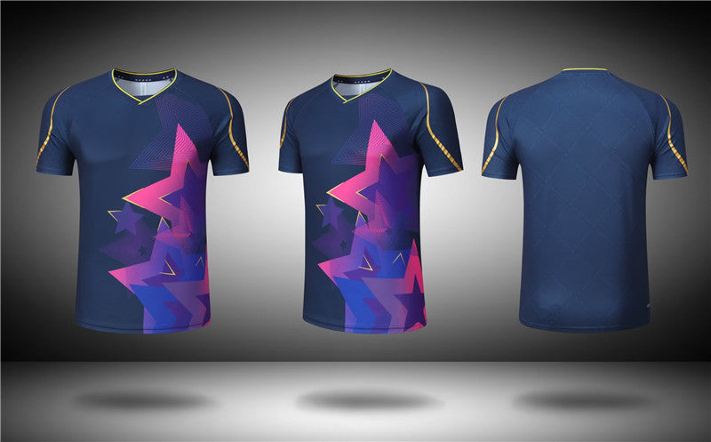 Badminton Volleyball Table Tennis Short-Sleeve Sportswear Set