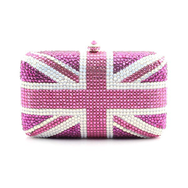 Luxury Full Diamond Crystal Rhinestone Clutch Bag 18CM