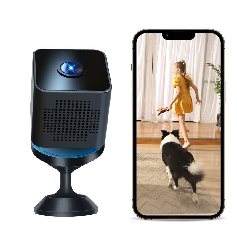 Wireless WiFi Sports DV Security Camera 1080P Black Plastic