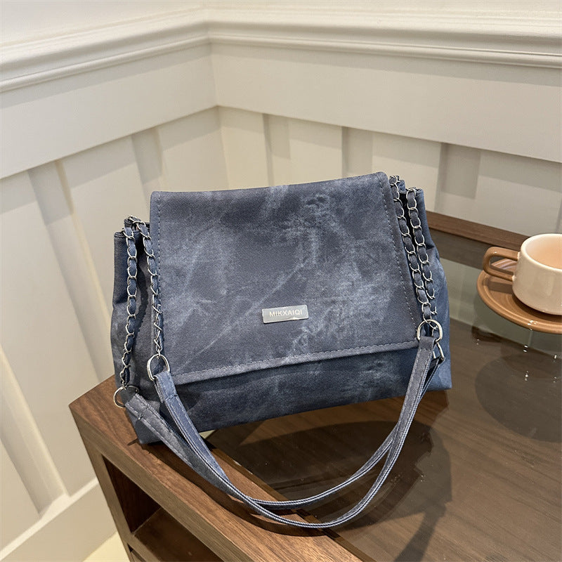 Women's Large Capacity Stylish PU Chain Crossbody Bag 28.5x20x9cm