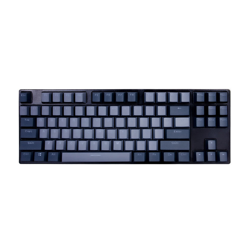 لوحة مفاتيح ميكانيكية 87 مفتاحًا من Chief Player Lang MK8 بإضاءة خلفية RGB سلكية بمنفذ USB-C وعمود أخضر
