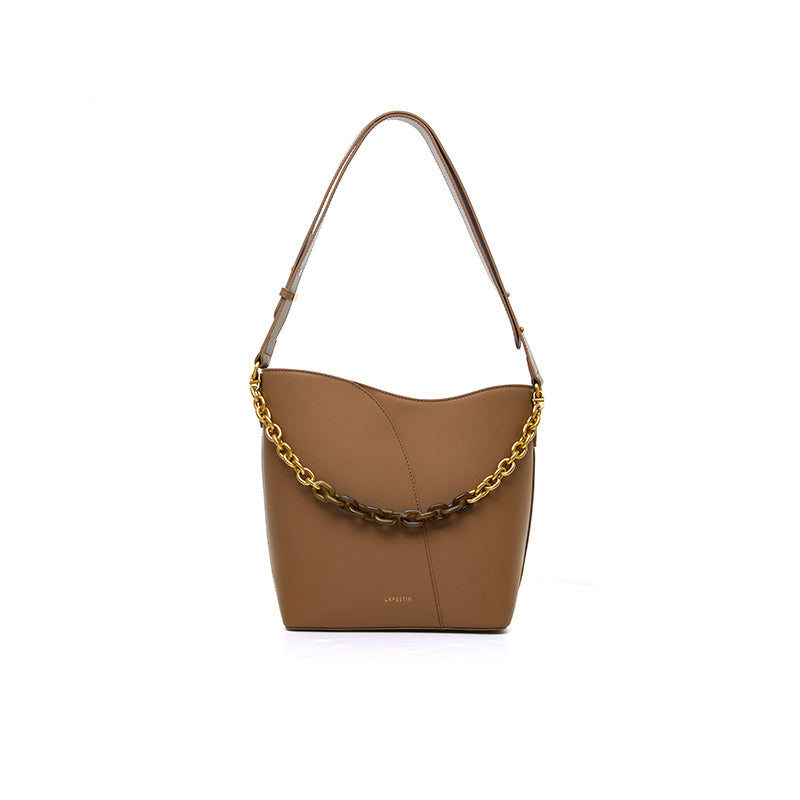 Simple Cow Leather Shoulder Messenger Bag