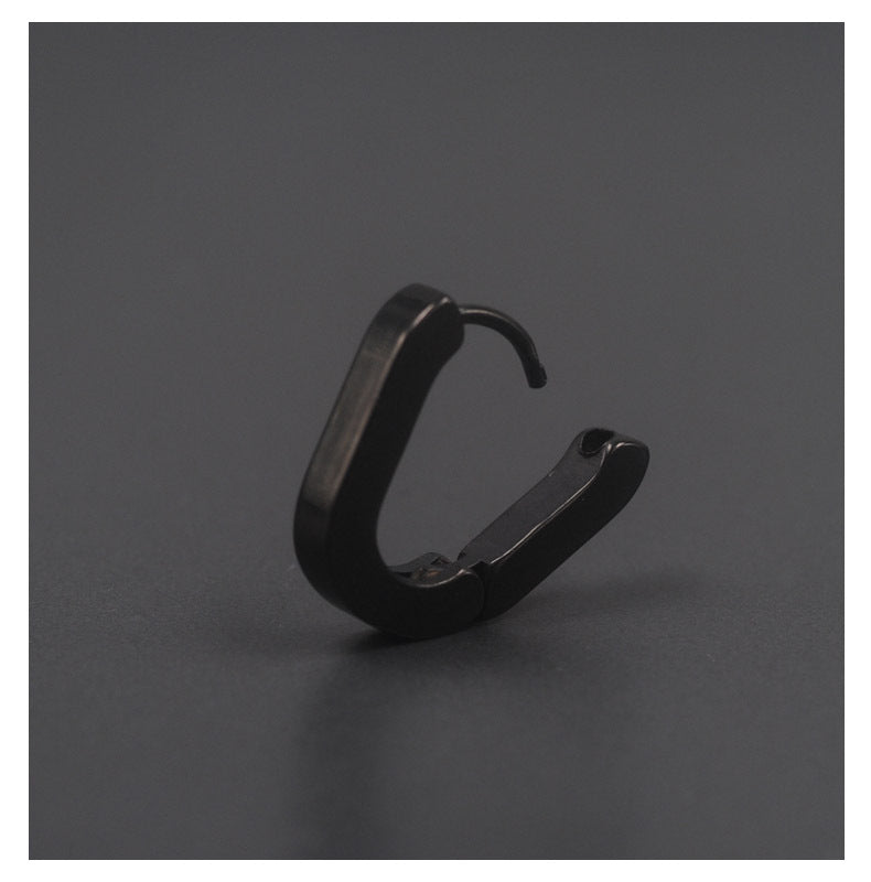 Hip Hop Street Ear Studs Men Hiphop Geometric Earrings