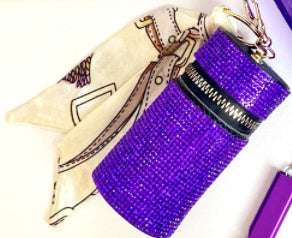Silk Scarf Mini Keychain Storage 9.7x5cm