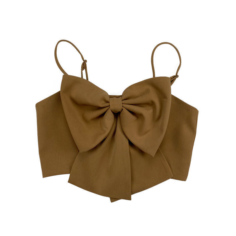 Sweet Outside Wearing A Small Sling Net Red New