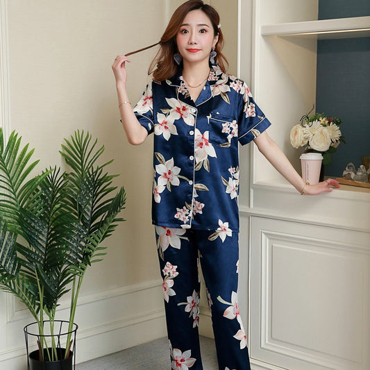 Short-sleeved Trousers Homewear Pajamas For Women