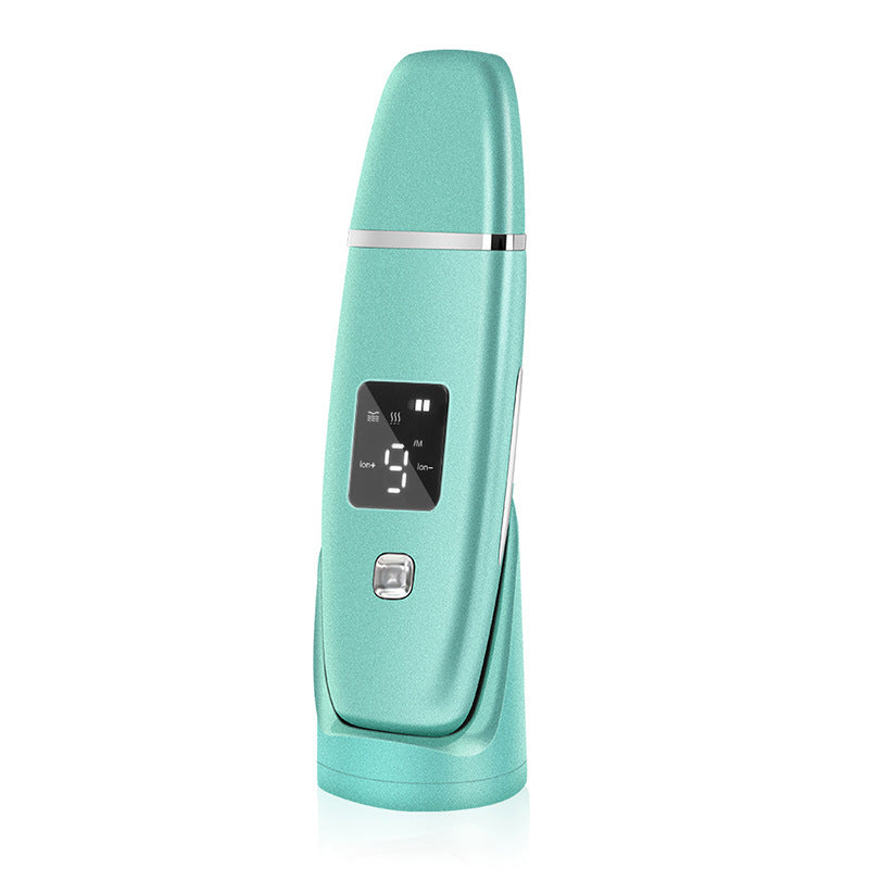 Ultrasonic Blackhead Remover Face Scrubber Pore Cleaner LED Peeling Shovel Lifting Machine