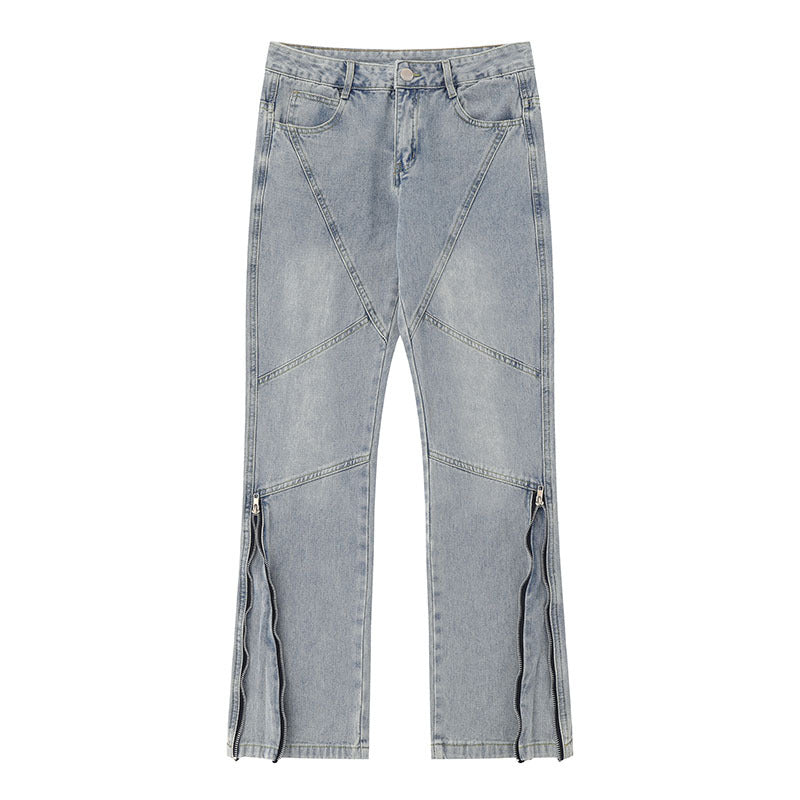 جينز مستعمل بسحاب من متاجر الملابس المستعملة