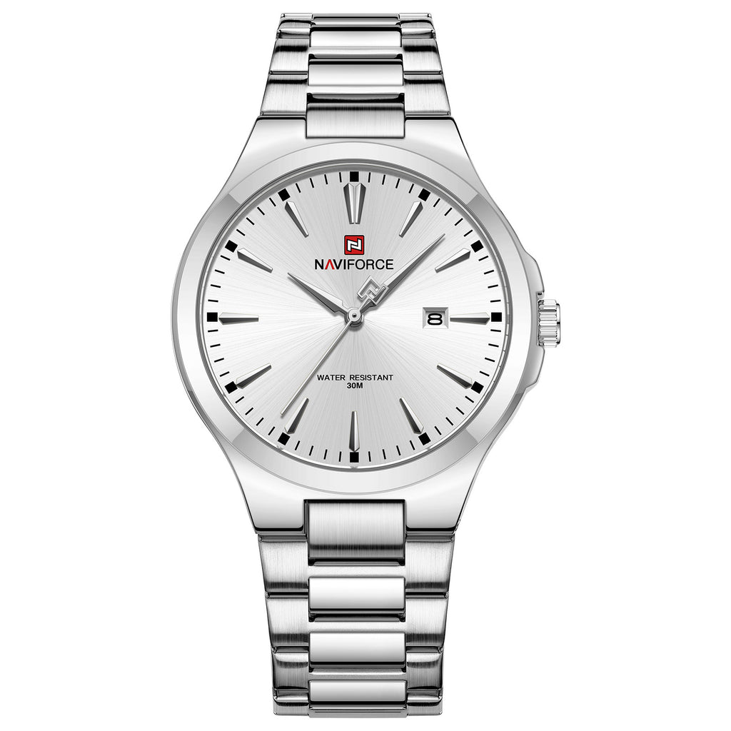 Montre étanche simple et authentique pour hommes d'affaires