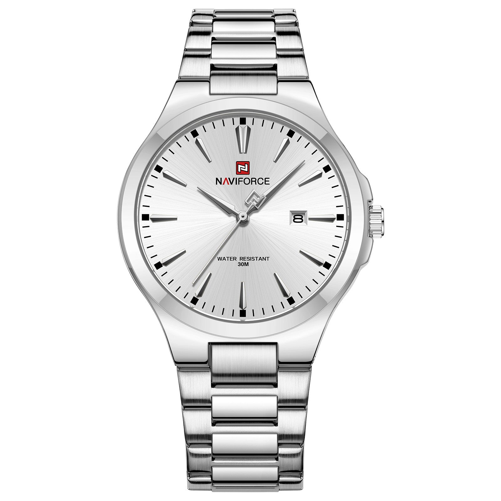 Montre étanche simple et authentique pour hommes d'affaires