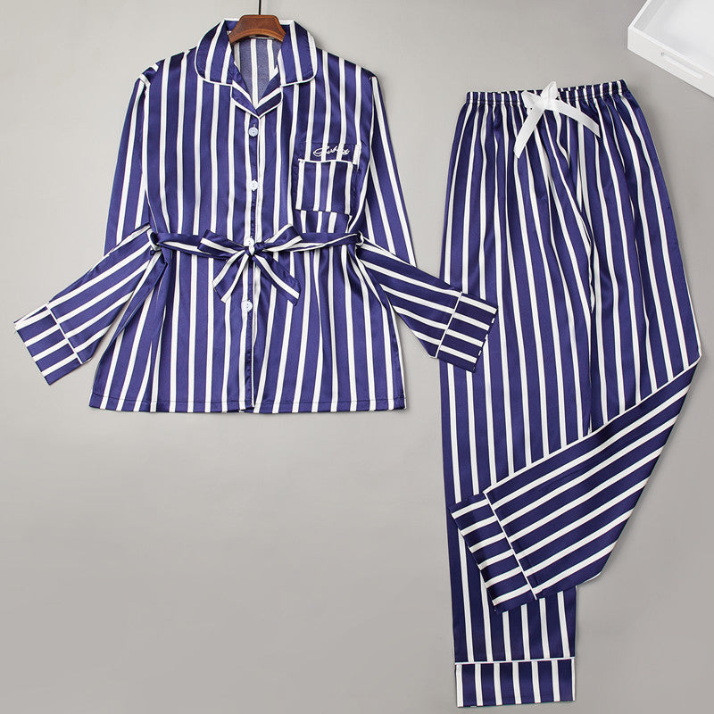 Miss Two-Piece Summer Silk Homewear Set