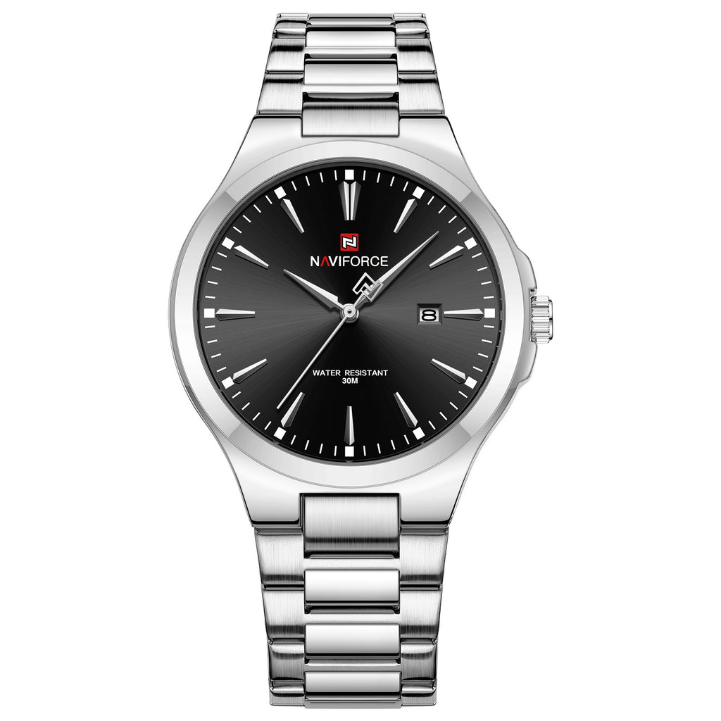 Montre étanche simple et authentique pour hommes d'affaires