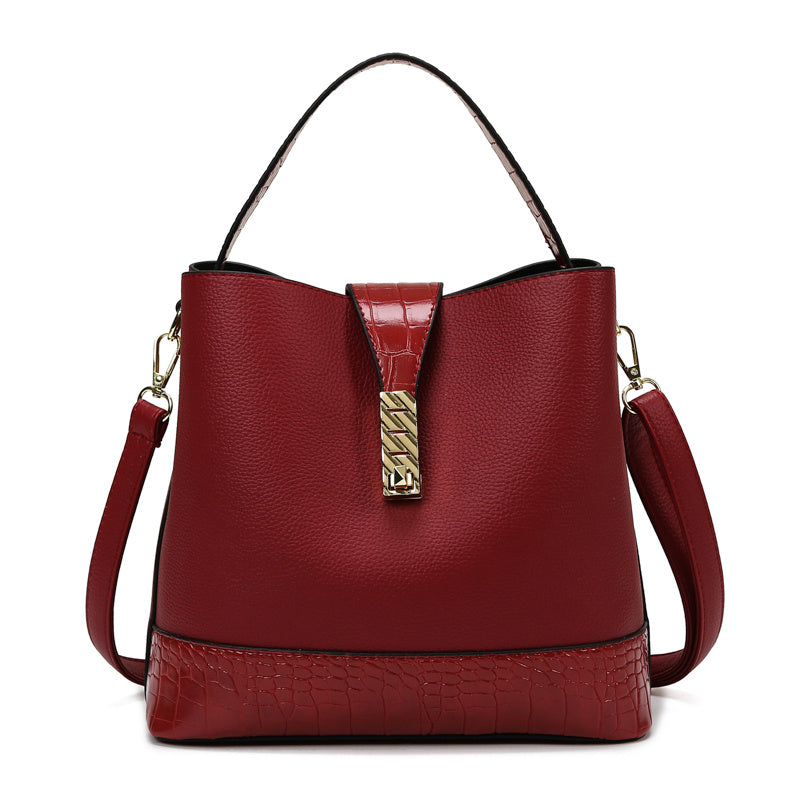Sac seau cabine en PU pour femme