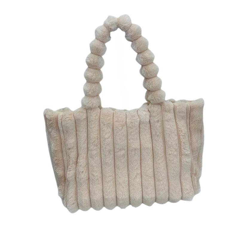 Women's Plush Fur Crossbody Bag - All-Matching Colors