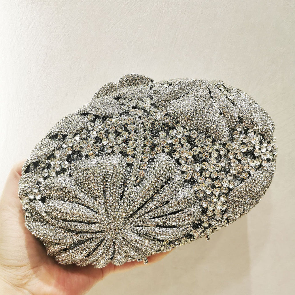 Diamond Alloy Celebrity Evening Clutch Bag Set