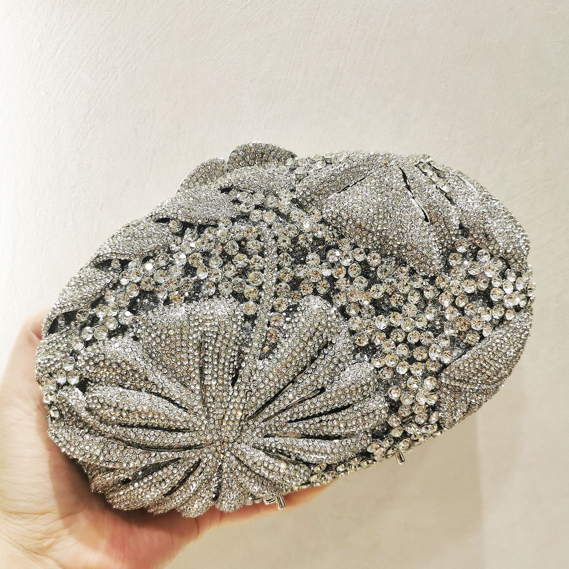 Diamond Alloy Celebrity Evening Clutch Bag Set