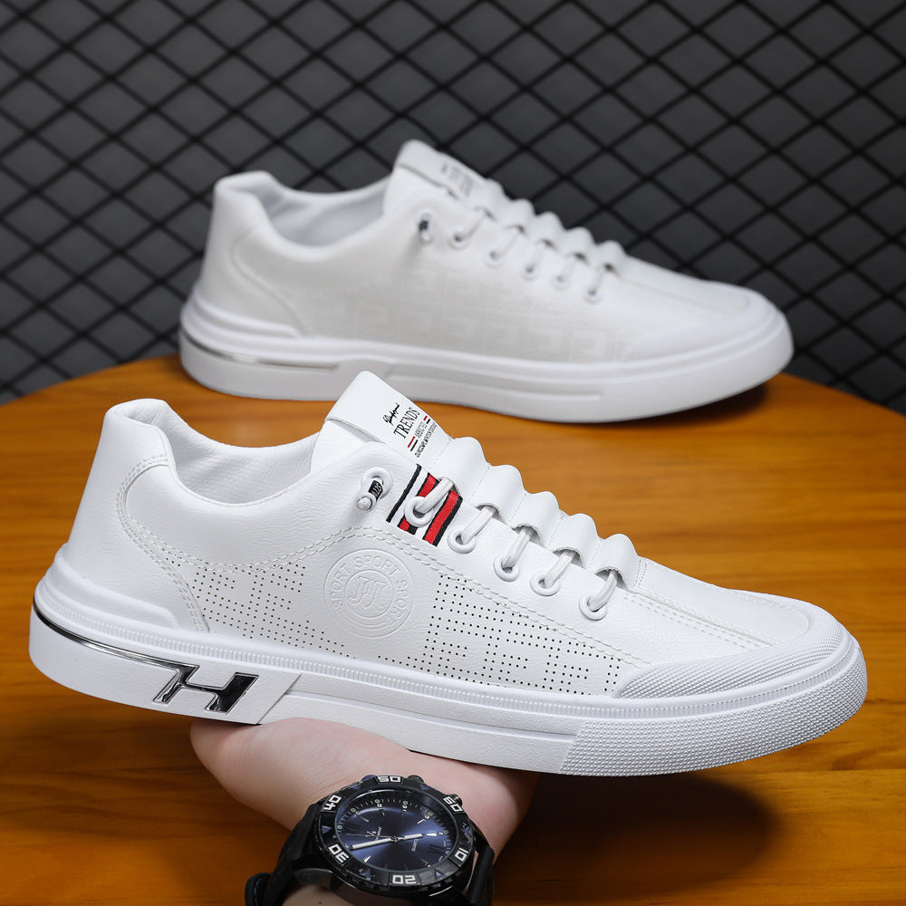 Casual Sports Board Shoes with Breathable PU Upper