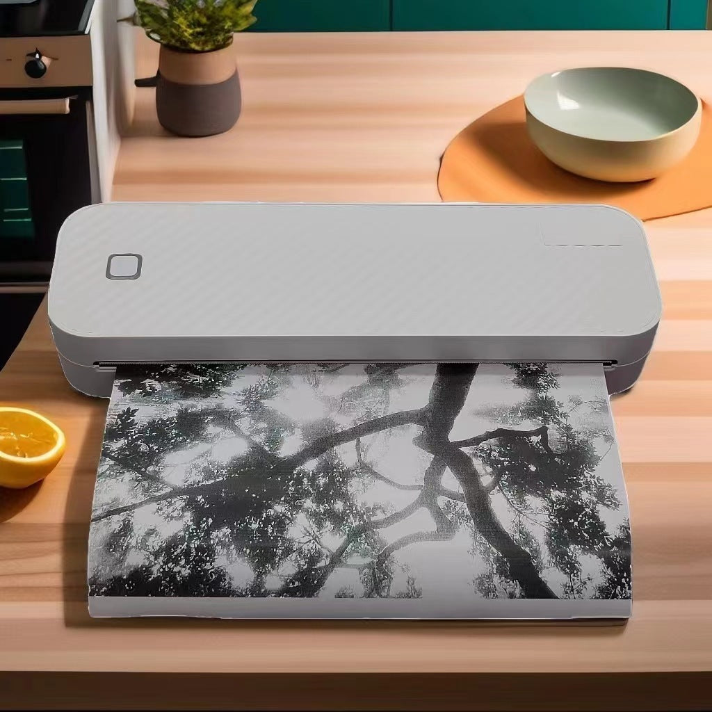 A4 HD Wide-Width Bluetooth Thermal Printer for Home Use