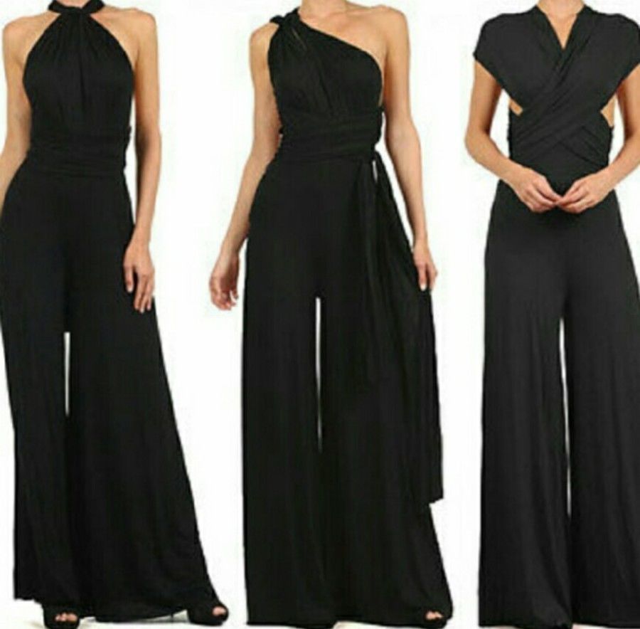 Women's Multi-Rope Cross Bandage Cropped Jumpsuit