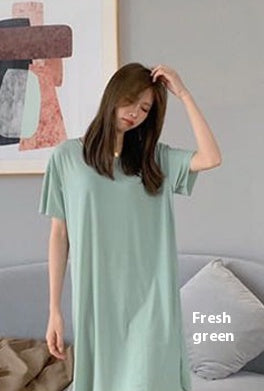Ice Silk Dress Women's Summer Simplicity Pajamas