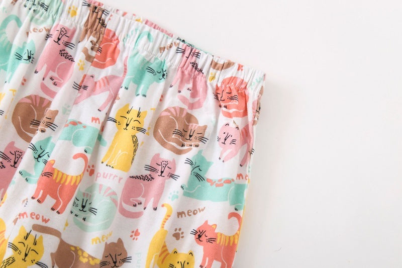 Ensemble de pyjama en flanelle à manches longues pour femme