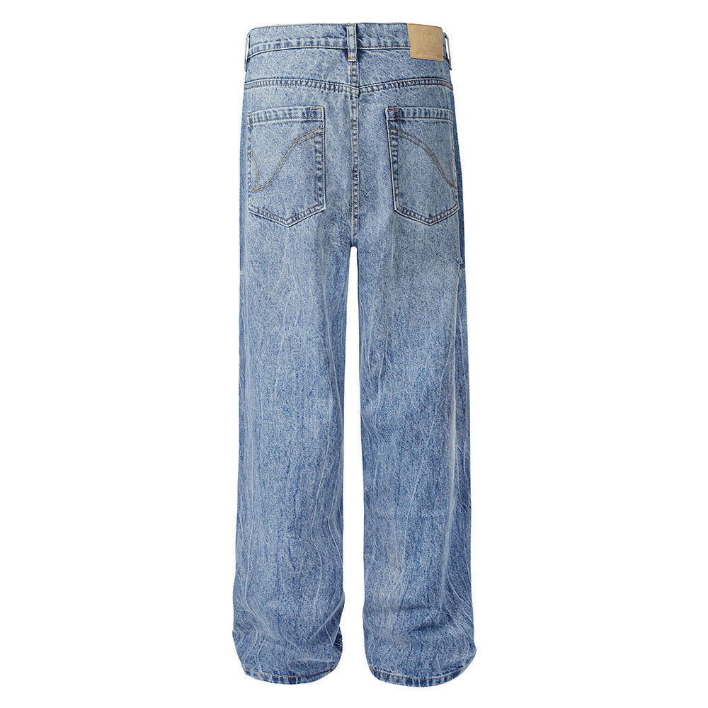 American Street Style Ripped Jeans for Men