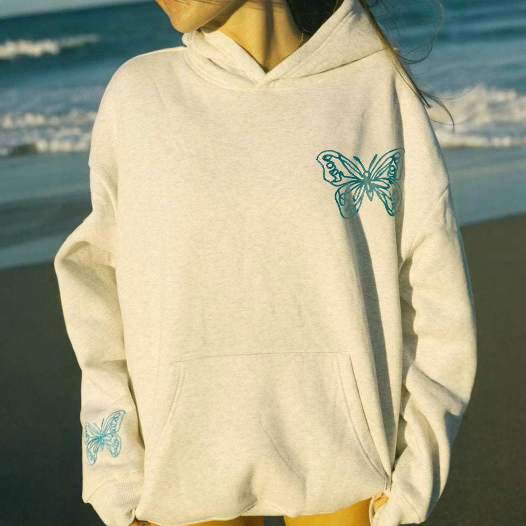 Pull brodé à la mode pour femme