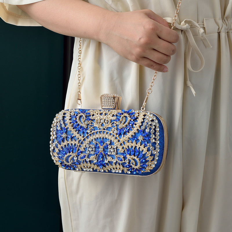 Sac à bandoulière décontracté pour femme en PU, en forme de diamant, à coque rigide ovale
