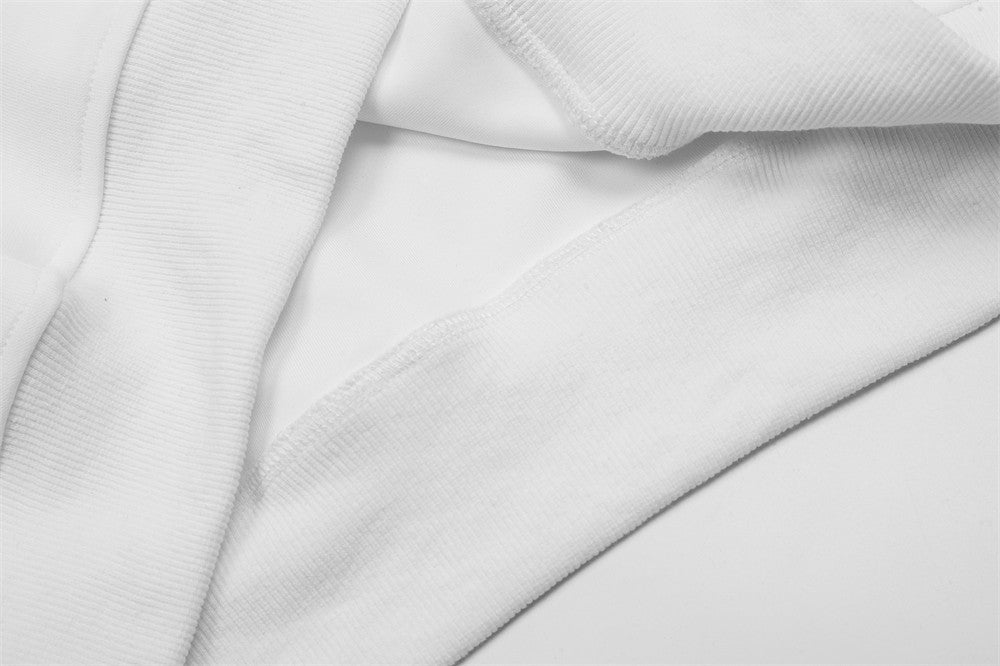 Men's Loose Fleece-Lined Embroidered Hoodie Shirt
