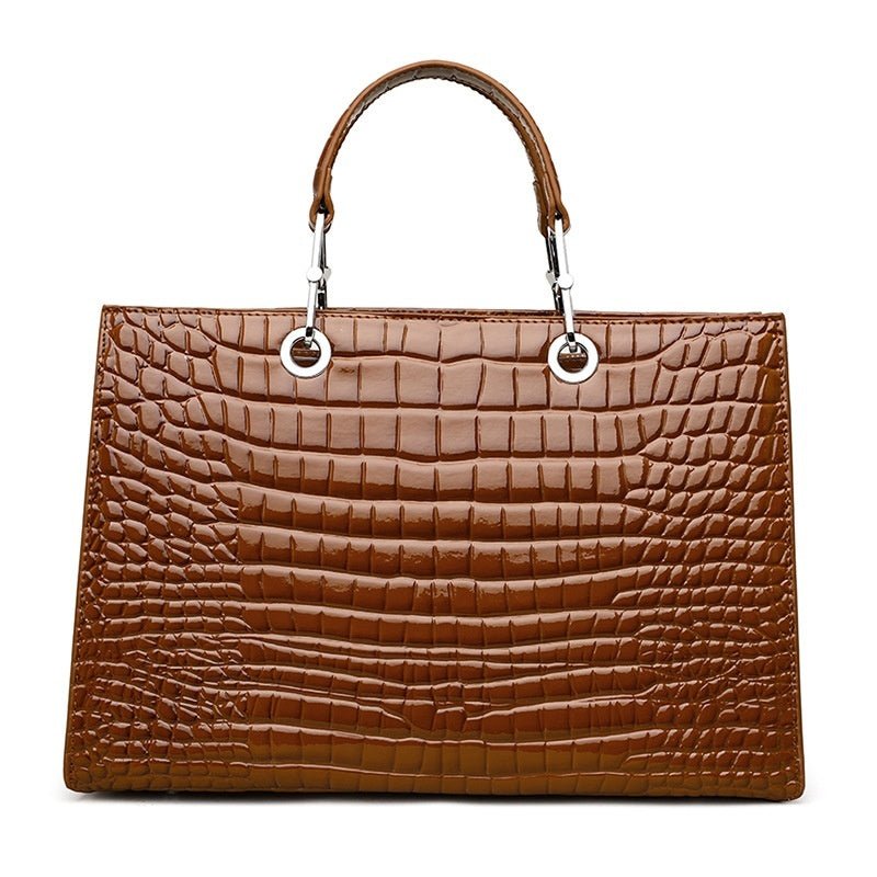Women's Large Capacity Cowhide Handbag