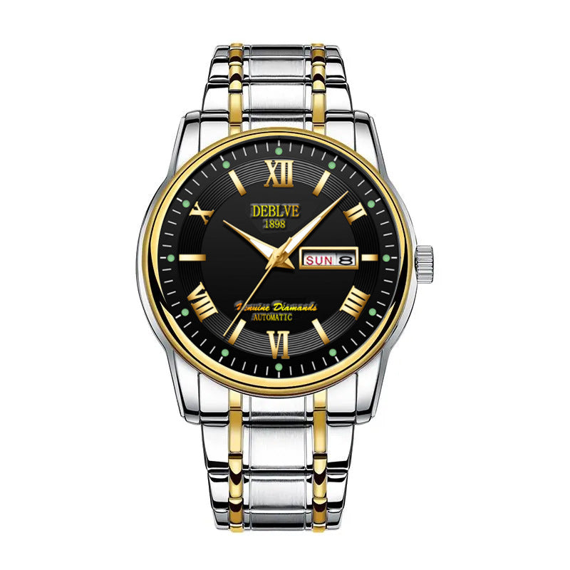 Montre décontractée à quartz pour hommes au design simple