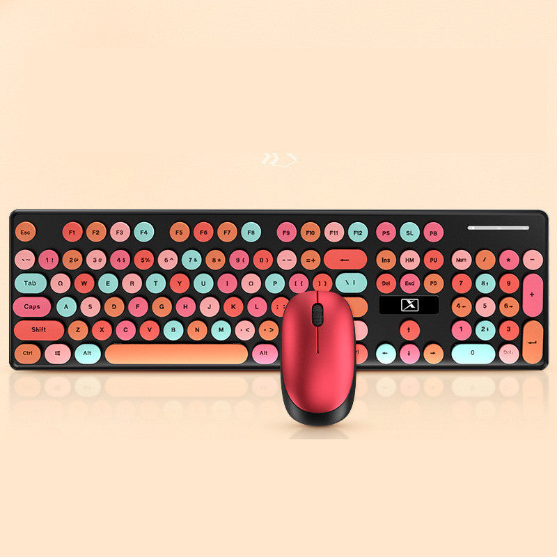 Ensemble clavier et souris sans fil rechargeables avec récepteur USB