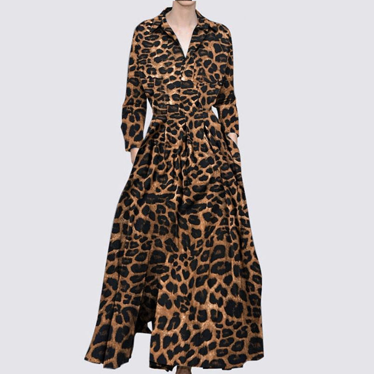 Robe de vacances élégante à pois pour femme