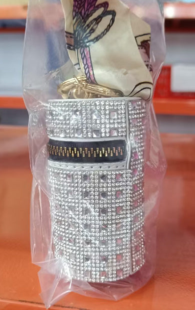 Silk Scarf Keychain Storage Mini