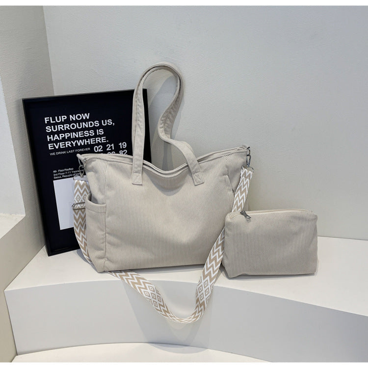 Simple Fashion One-shoulder Portable Canvas Bag