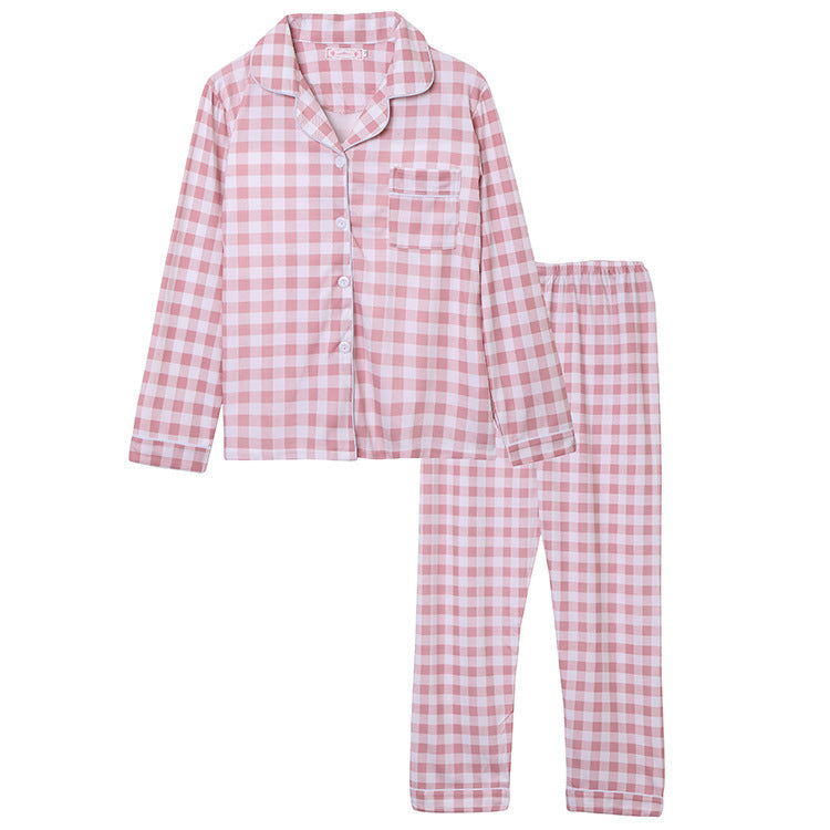 Ensemble de pyjama pour femme grande taille avec cardigan à revers et manches longues