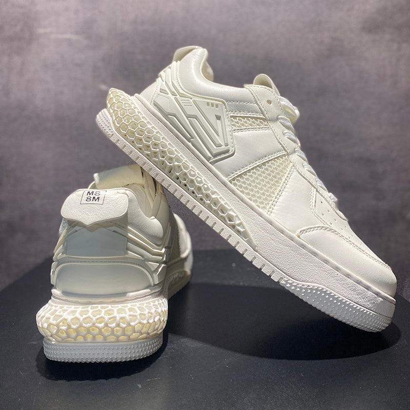 Men's Summer Leather Breathable Casual Shoes