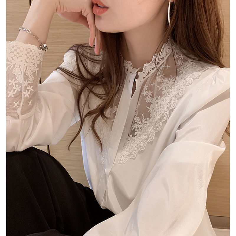 Lace Bottoming Shirt Women's Design Sense Inner Wear Blouse