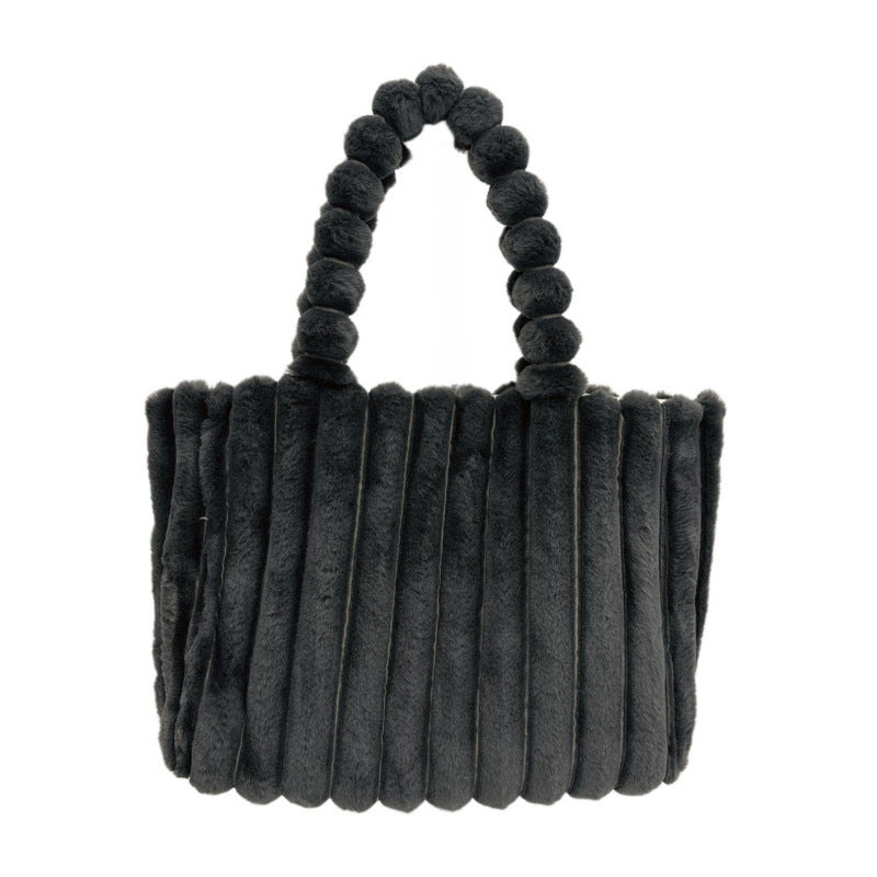 Women's Plush Fur Crossbody Bag - All-Matching Colors